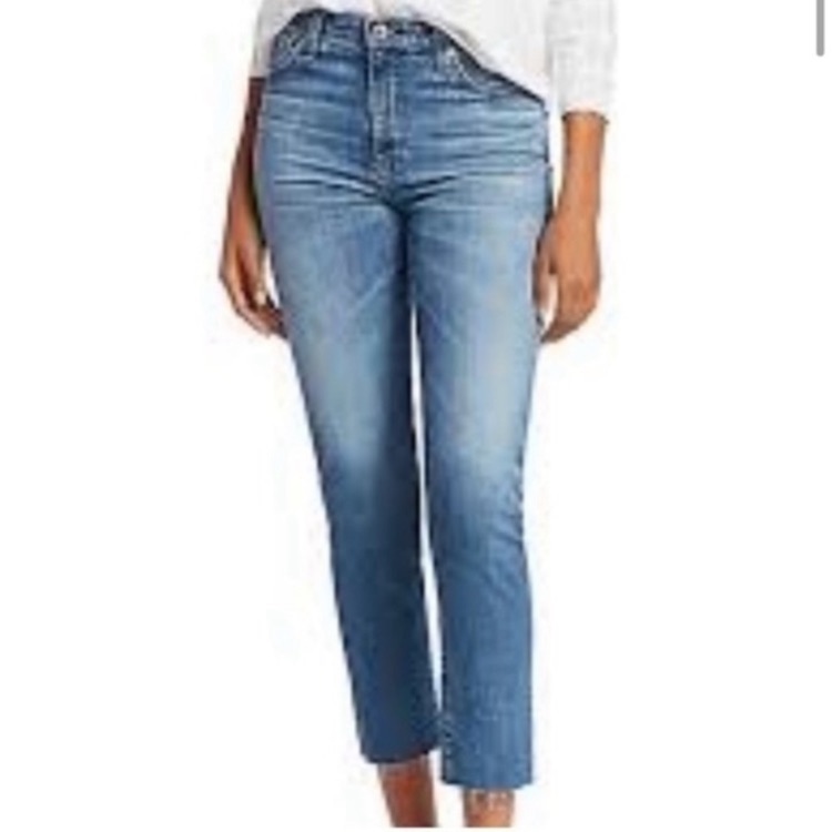Ag Adriano Goldschmied Jodi High Rise Flare Crop